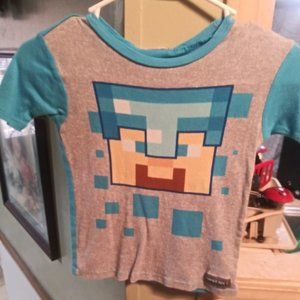 Mine Craft PajamasTop Size 8